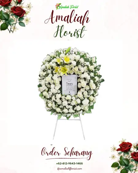 Krans Bunga Duka Karangsatu